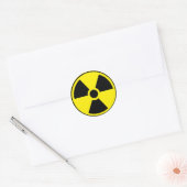 Sticker Rond Radioactif (Enveloppe)