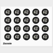 Sticker Rond Radiology Tech Everything Will Be Ok Technologist (Feuille)