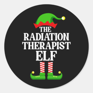 Sticker Rond Radiothérapeute Elf Family Matching Group Chri