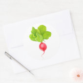 Sticker Rond radis rouge (Enveloppe)