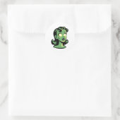 Sticker Rond Radium Girl (Sac)