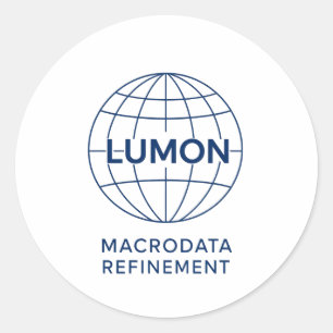 Sticker Rond Raffinement des macrodonnées Lumon