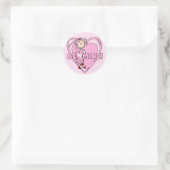 Sticker Rond Ragdoll Be Mine Valentine (Sac)
