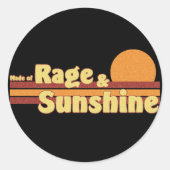 Sticker Rond Rage-n-soleil (Devant)