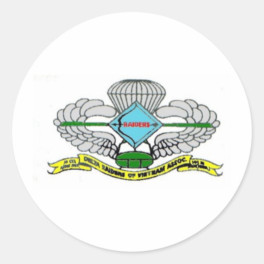 STICKER ROND RAIDERS DELTA (Devant)