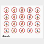 Sticker Rond Raiders viking (Feuille)