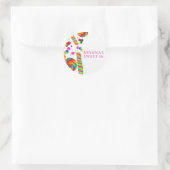 Sticker Rond Rainbow Candy Sweet Anniversaire Fête Favoriser Cu (Sac)