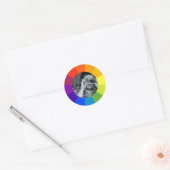Sticker Rond Rainbow Color Wheel (Enveloppe)