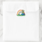 Sticker Rond Rainbow Gold Leprechaun (Sac)