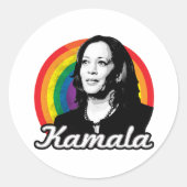 Sticker Rond Rainbow Kamala (Devant)