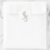 Sticker Rond Rainbow Lizard (Sac)