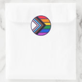 Sticker Rond Rainbow Pride Flag LGBTQ+ (Sac)