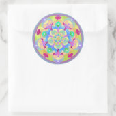 Sticker Rond Rainbow Song Mandala (Sac)