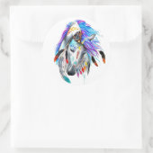 Sticker Rond Rainbow watercolor (Sac)