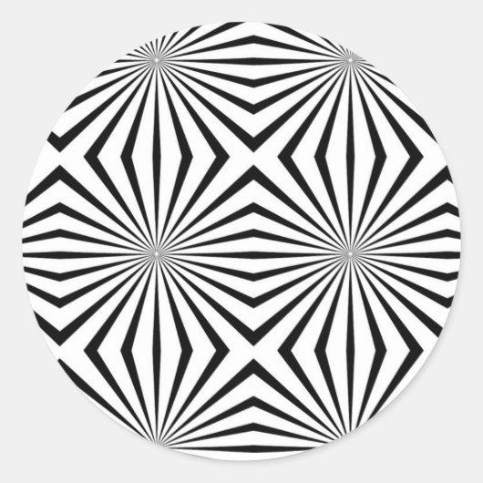 Sticker Rond Rainbowvérité Live Hallucinations Illusion optique (Devant)