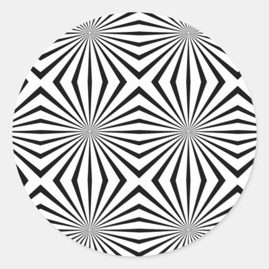 Sticker Rond Rainbowvérité Live Hallucinations Illusion optique (Devant)