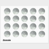 Sticker Rond Raindrops Photography (Feuille)