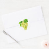 Sticker Rond Raisin blanc (Enveloppe)