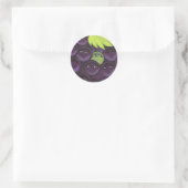Sticker Rond Raisin vert (Sac)