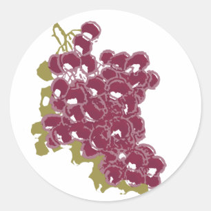 Sticker Rond Raisins