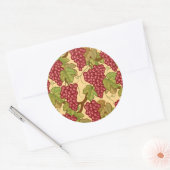 Sticker Rond Raisins (Enveloppe)