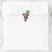 Sticker Rond Raisins (Sac)