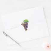 Sticker Rond Raisins (Enveloppe)