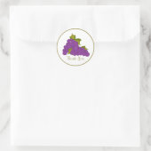 Sticker Rond Raisins de Havest (Sac)