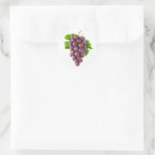 Sticker Rond Raisins rouges (Sac)
