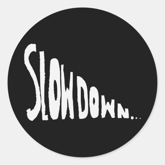 Sticker Rond Ralentir (Devant)