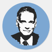 Sticker Rond Ralph Nader (Devant)