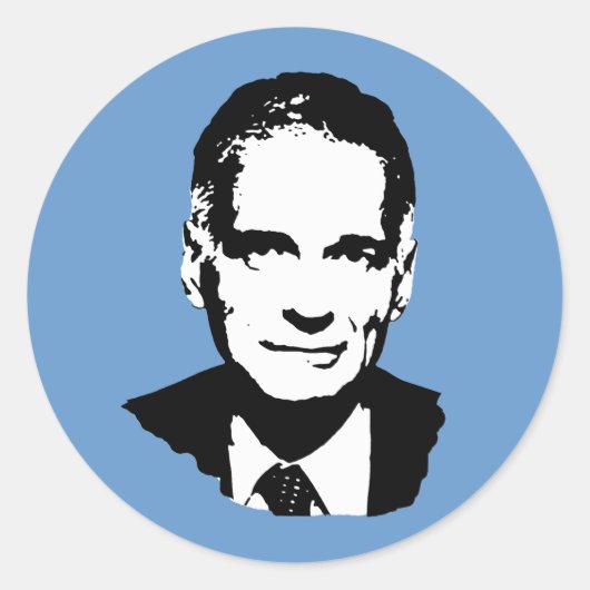 Sticker Rond Ralph Nader (Devant)