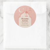 Sticker Rond Ramadan Kareem (Sac)