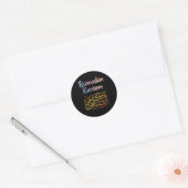 Sticker Rond ramadan kareem (Enveloppe)