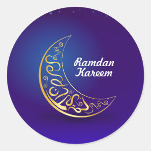 Sticker Rond Ramadan Kareem