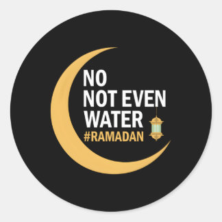 Sticker Rond Ramadan Kareem Pas Même Eau Ramadan 2022