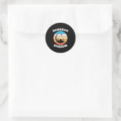 Sticker Rond ramadan karim (Sac)