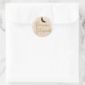 Sticker Rond Ramadan Moubarak (Sac)
