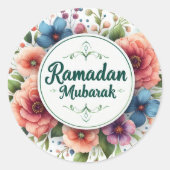 Sticker Rond Ramadan Moubarak (Devant)
