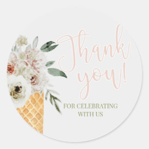 Sticker Rond Ramassé, Shower de Mariée, Mariée, Invitation Scoo