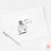STICKER ROND RAMASSEUR (Enveloppe)