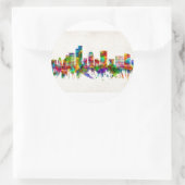 Sticker Rond Ramat Gan Israel Skyline (Sac)
