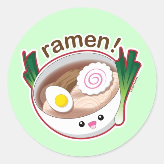 Sticker Rond Ramen ! (Devant)