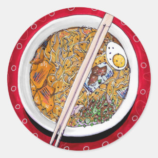 Sticker rond "Ramen Bowl"