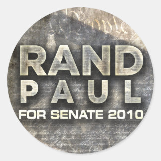 Sticker Rond Rand Paul