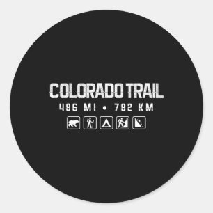 Sticker Rond Randonnée sur le sentier du Colorado