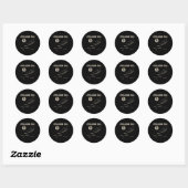 Sticker Rond Randonneur long-courrier (Feuille)