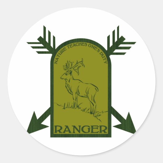 Sticker Rond Ranger (Devant)