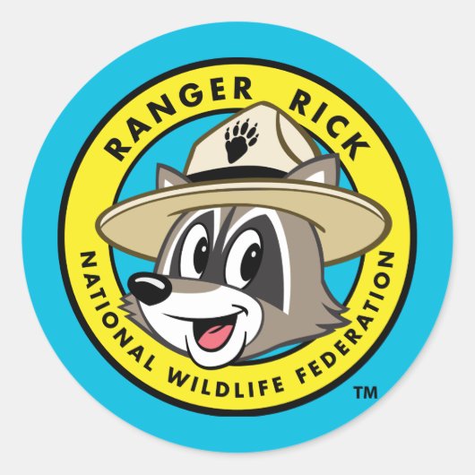 Sticker Rond Ranger Rick | Logo Ranger Rick (Devant)