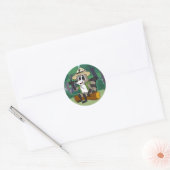 Sticker Rond Ranger Rick | Ranger Rick Sitting (Enveloppe)